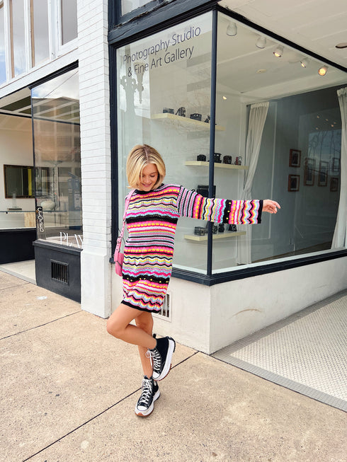 Sunset Boulevard Dress// Pink